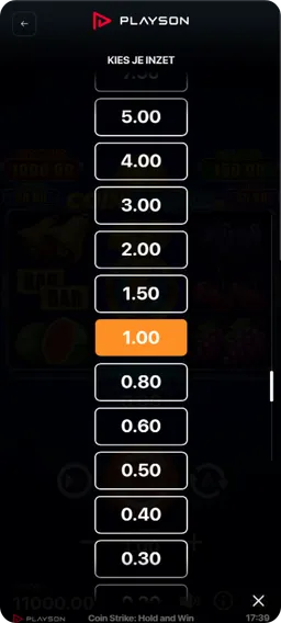Coin Strike feature met bliksemsymbool op rol 2