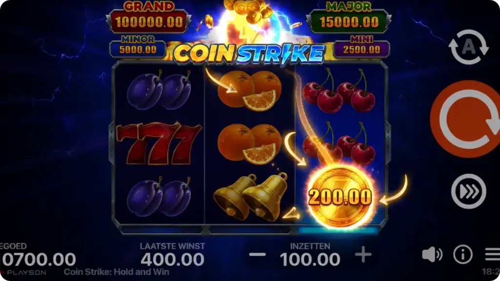 Feature en Strike Bonus Symbool Coin Strike