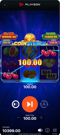 Mobiele weergave in portretstand Coin Strike